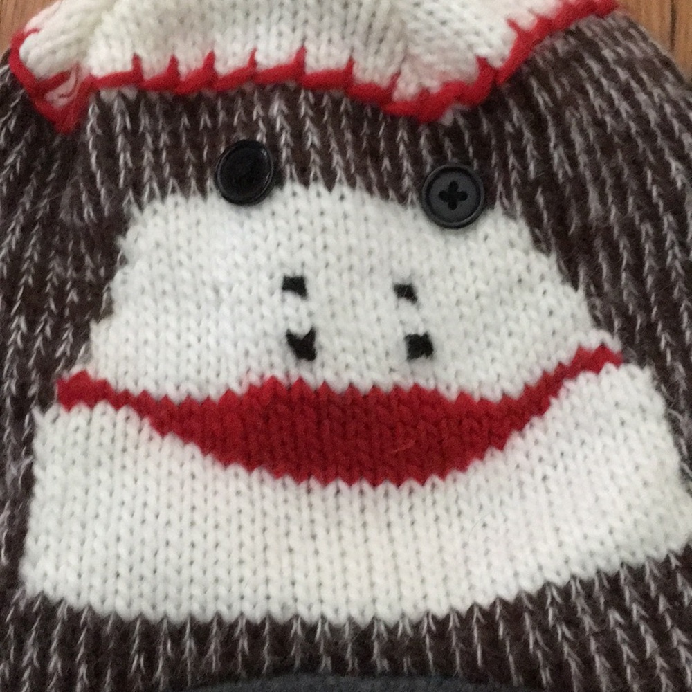 Sock monkey hat - Picture 3 of 4